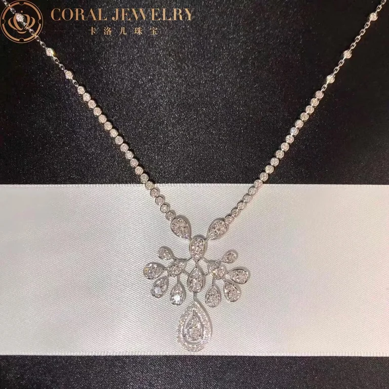 Chaumet 083166 Joséphine Aigrette Impériale Pendant White Gold Diamonds 8