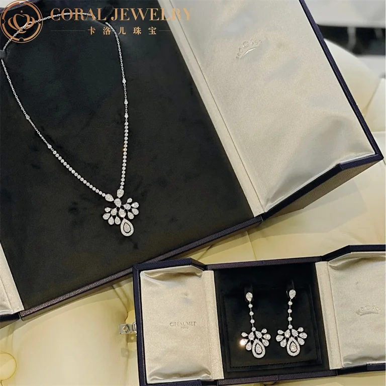 Chaumet 083166 Joséphine Aigrette Impériale Pendant White Gold Diamonds 5