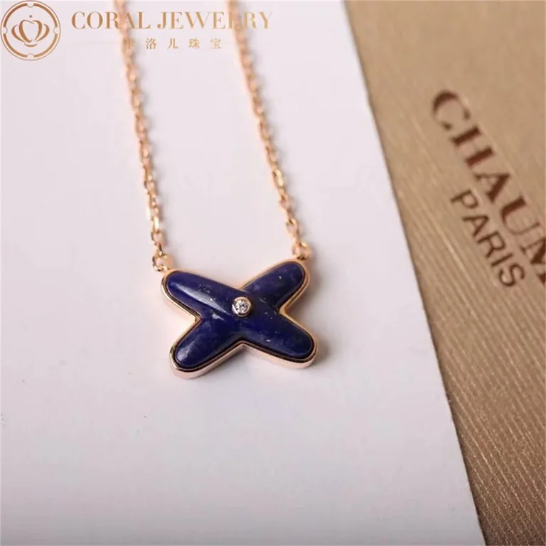 Chaumet Jeux de Liens 082931 pendant, rose gold, lapis lazuli, diamond 2