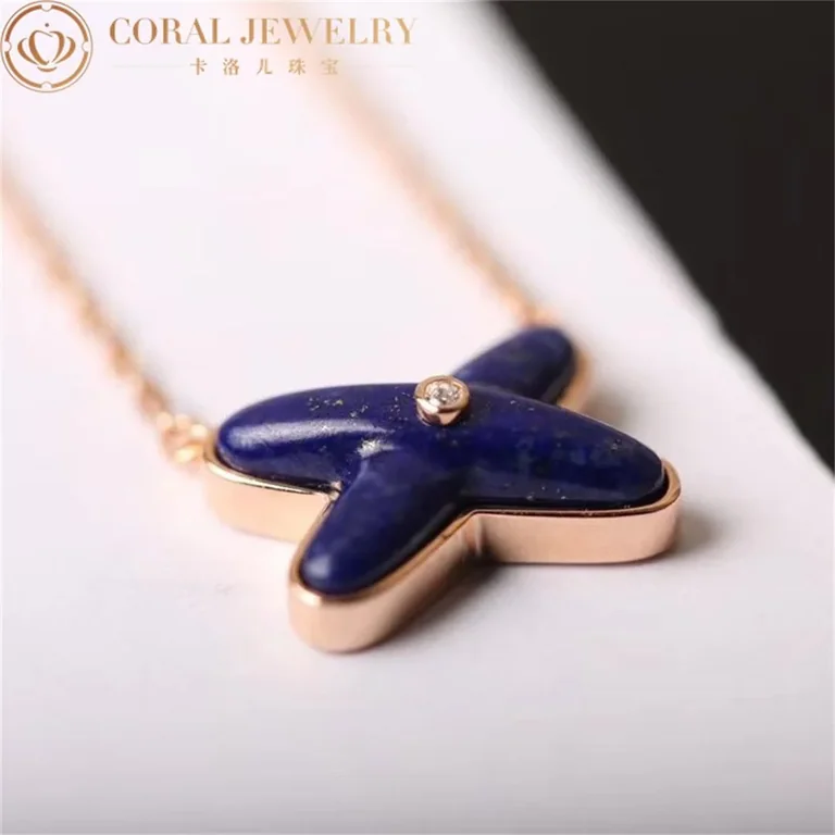 Chaumet Jeux de Liens 082931 pendant, rose gold, lapis lazuli, diamond 3