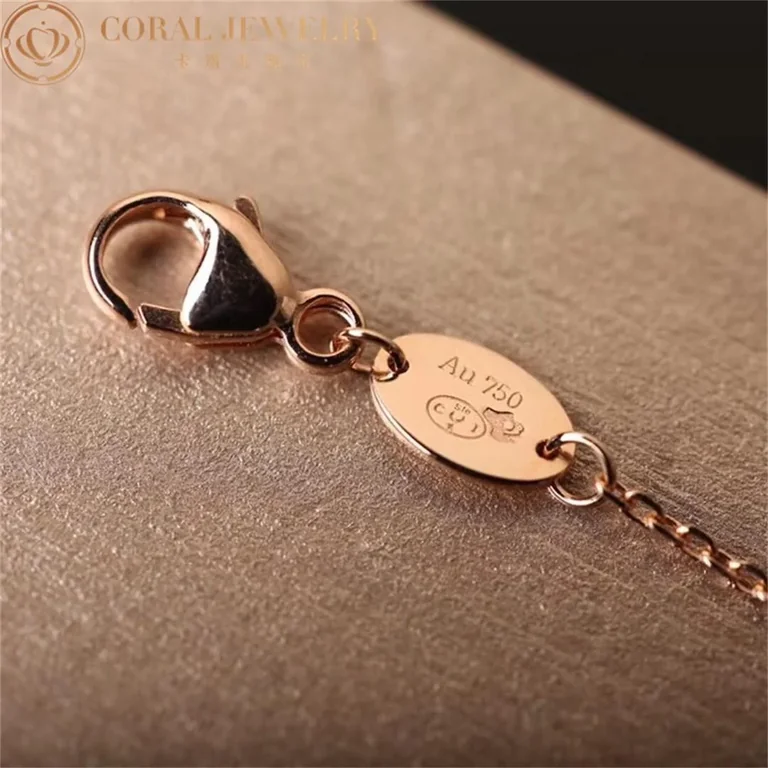 Chaumet Jeux de Liens 082931 pendant, rose gold, lapis lazuli, diamond 7