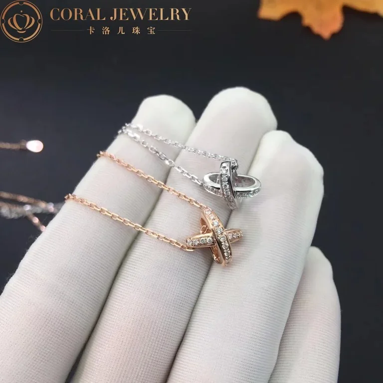 Chaumet Jeux De Liens Pendant 082215 White Gold Diamonds 5