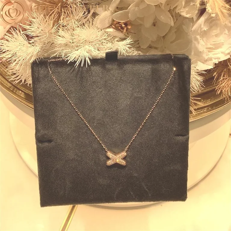 Chaumet Jeux De Liens Pendant 083221 Rose Gold Diamonds 6