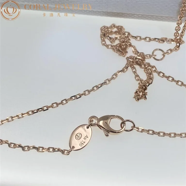 Chaumet Jeux De Liens Pendant 082216 Rose Gold Diamonds 8