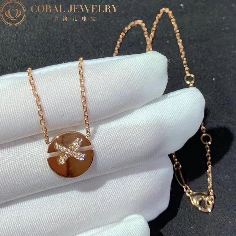 Chaumet Jeux De Liens 084218 Harmony Rose Gold Small Model Pendant 6