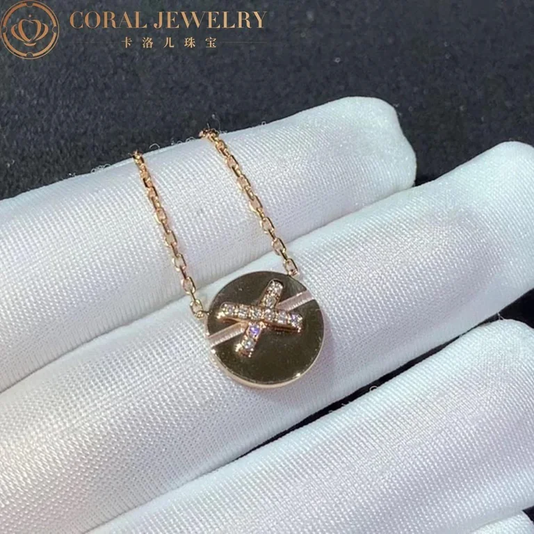 Chaumet Jeux De Liens 084218 Harmony Rose Gold Small Model Pendant 3