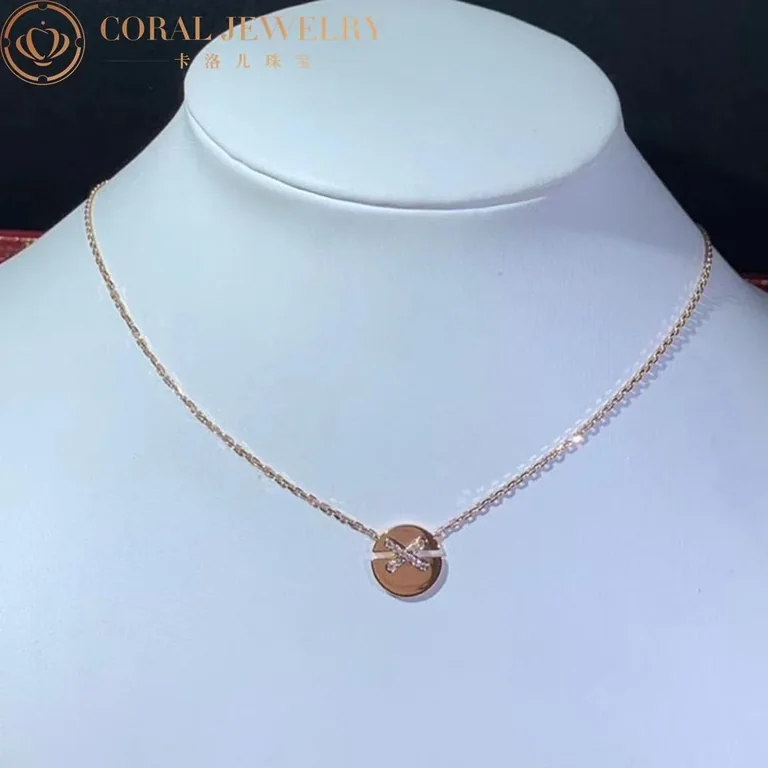 Chaumet Jeux De Liens 084218 Harmony Rose Gold Small Model Pendant 2