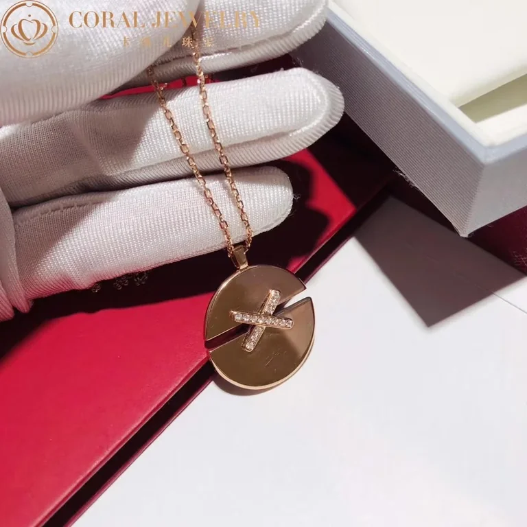 Chaumet 084495 Jeux De Liens Harmony Rose Gold Large Model Pendant 8