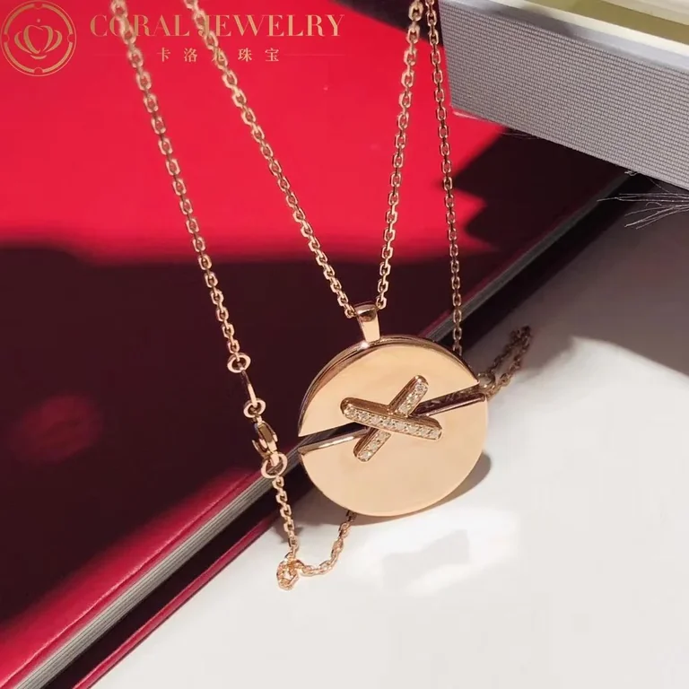 Chaumet 084495 Jeux De Liens Harmony Rose Gold Large Model Pendant 7