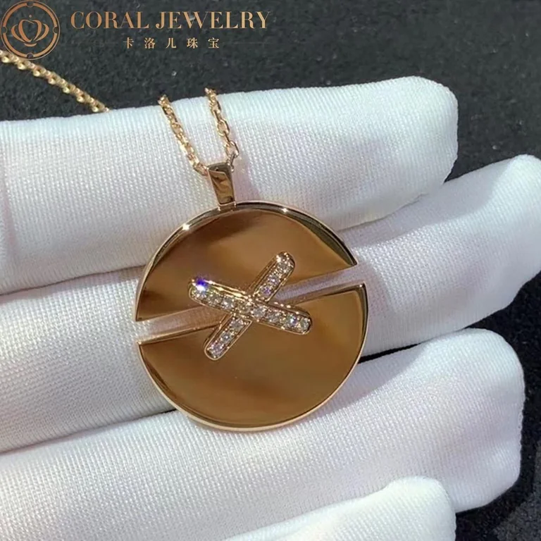Chaumet 084495 Jeux De Liens Harmony Rose Gold Large Model Pendant 6