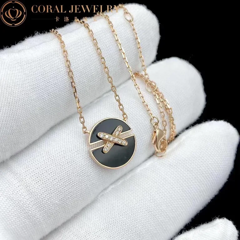 Chaumet 084426 Jeux De Liens Harmony Onyx Small Model Pendant 6