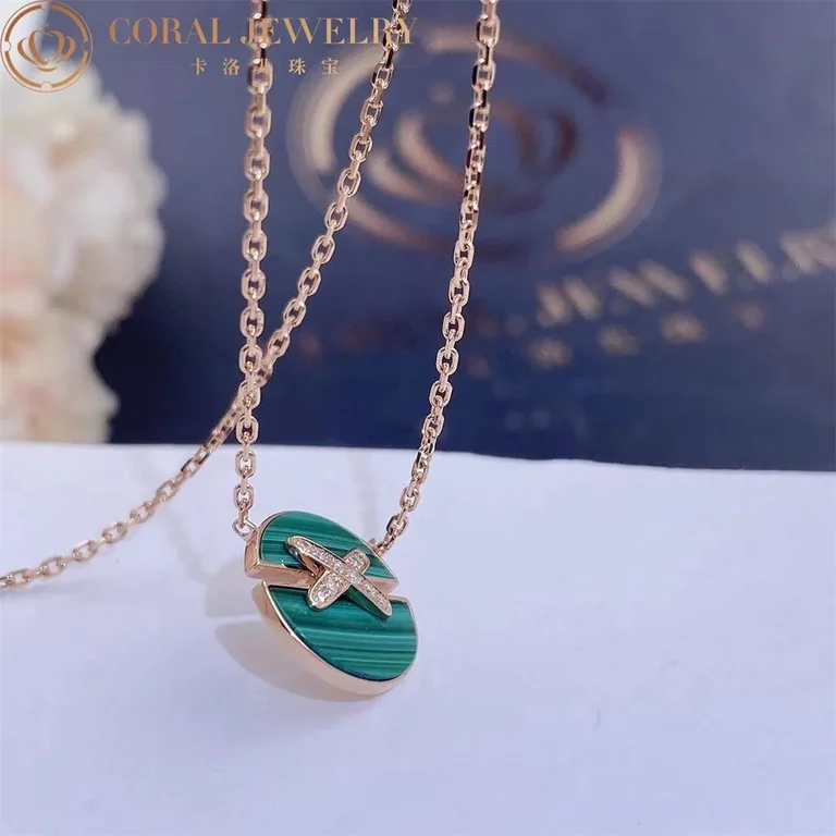 Chaumet 084427 Jeux De Liens Harmony Malachite Small Model Pendant 8