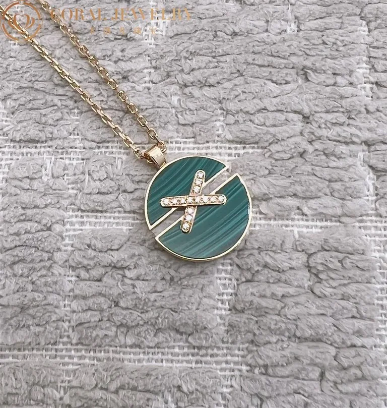 Chaumet 084682 Jeux De Liens Harmony Malachite Medium Model Pendant 3