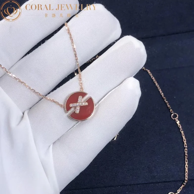Chaumet 084428 Jeux De Liens Harmony Carnelian Small Model Pendant 7