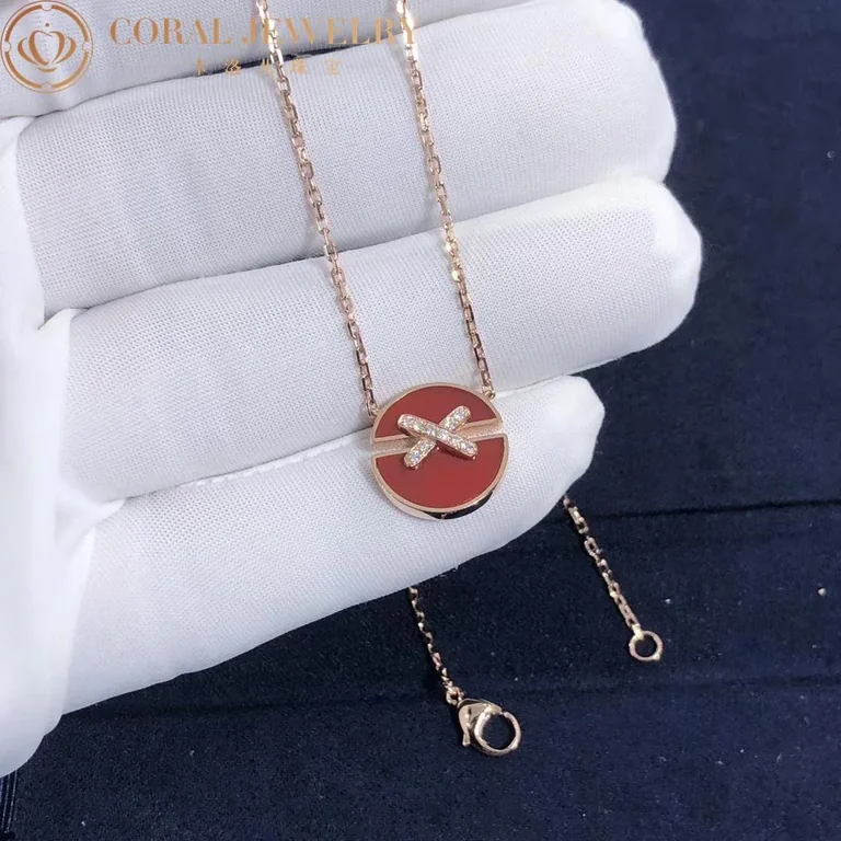 Chaumet 084428 Jeux De Liens Harmony Carnelian Small Model Pendant