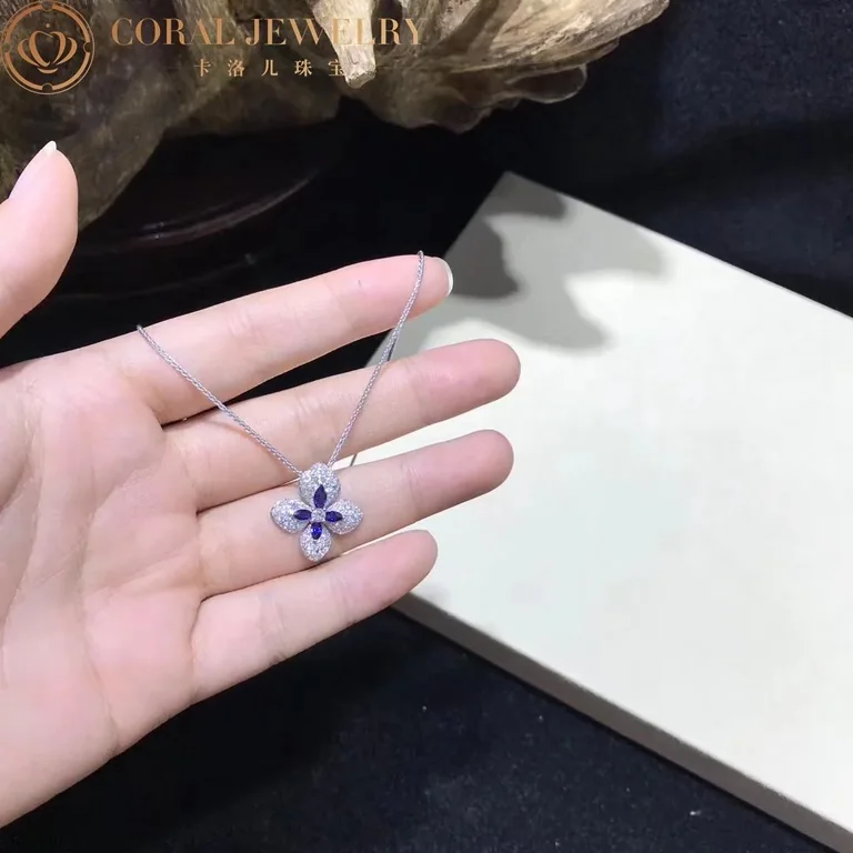 Chaumet 082997 Hortensia Voie Lactée White Gold and Diamonds and Sapphires 2