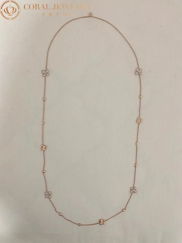 Chaumet Hortensia 083168 Astres d?Or Pink Gold Diamond Necklace 3