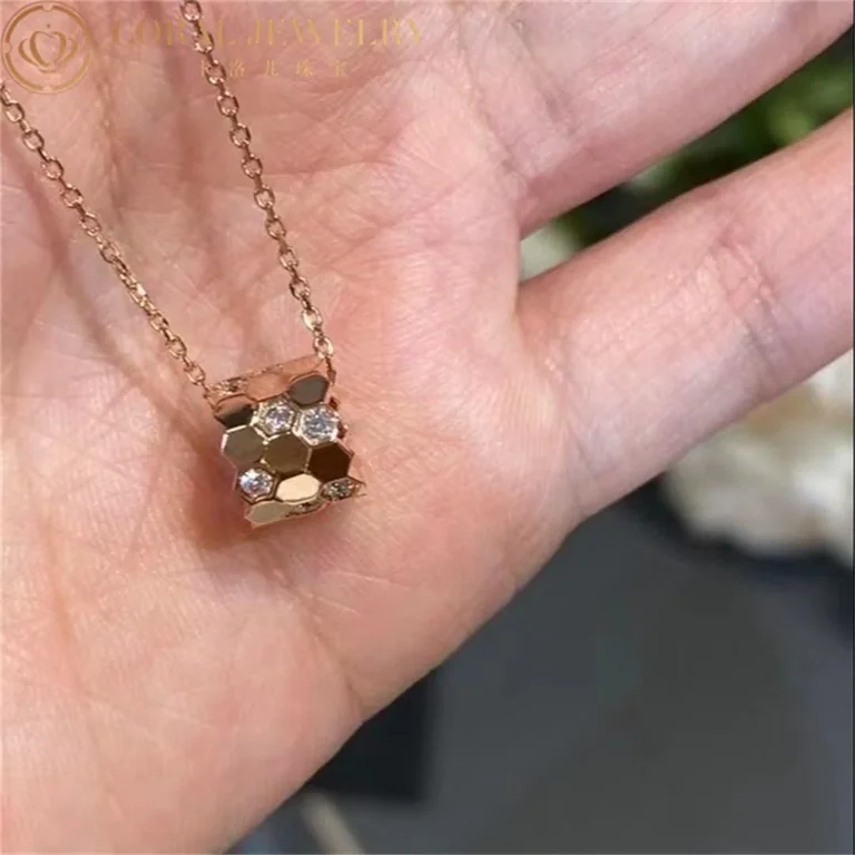 Chaumet 085156 Bee My Love Pendant Rose Gold Diamonds 13