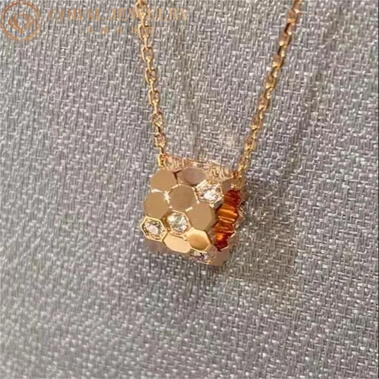 Chaumet 085156 Bee My Love Pendant Rose Gold Diamonds 7