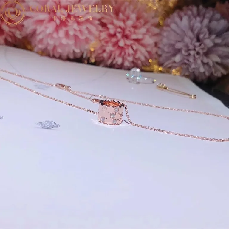 Chaumet 085156 Bee My Love Pendant Rose Gold Diamonds 4