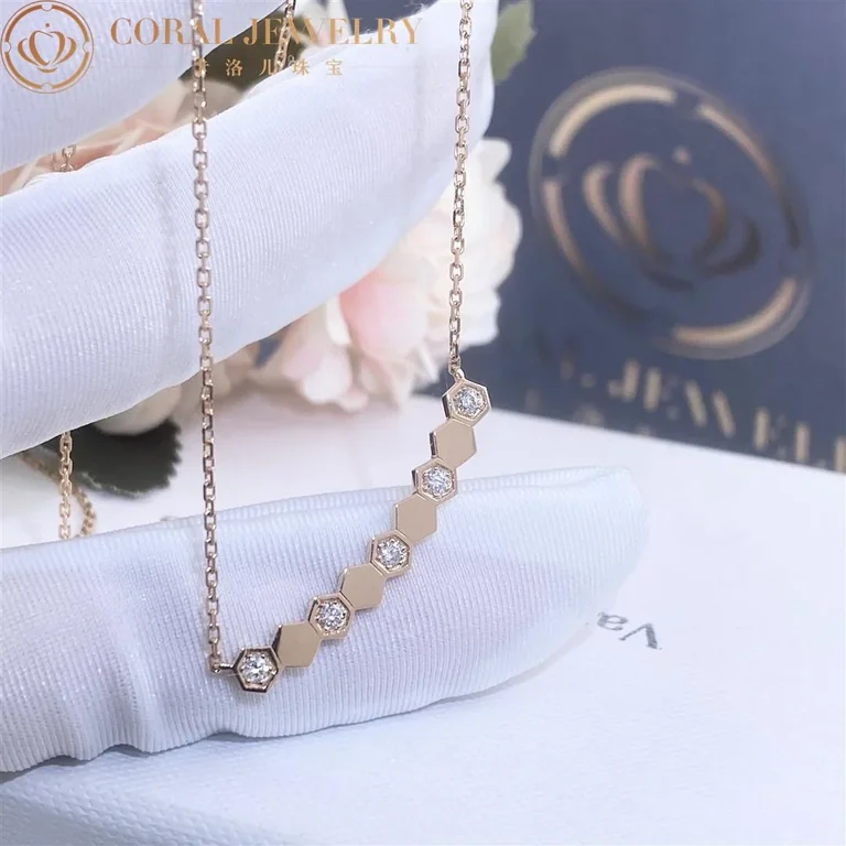 Chaumet 083983 Bee My Love Pendant Rose Gold Diamonds 7