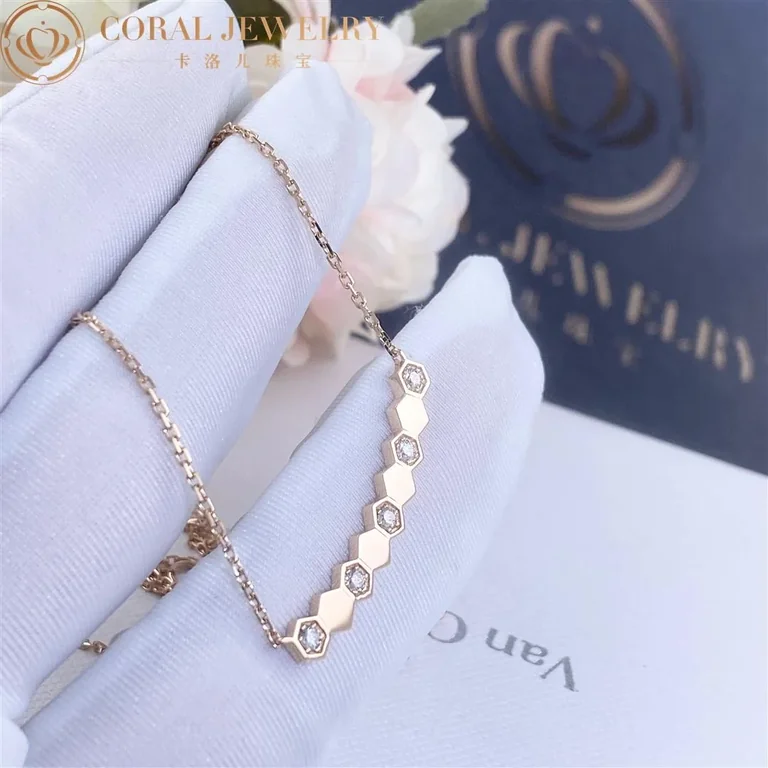 Chaumet 083983 Bee My Love Pendant Rose Gold Diamonds 6