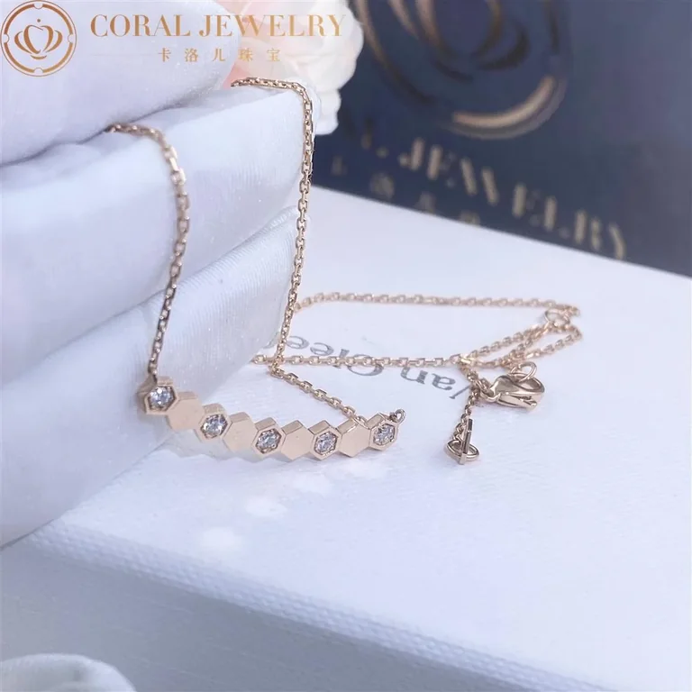 Chaumet 083983 Bee My Love Pendant Rose Gold Diamonds 5
