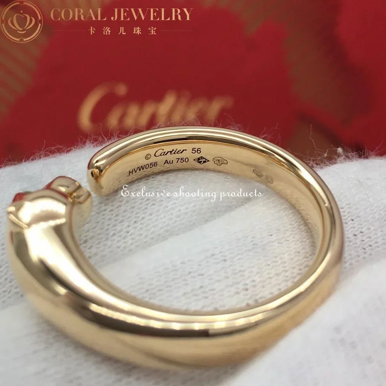 Cartier Panthère De Cartier B4230100 Ring Yellow Gold Tsavorite 14
