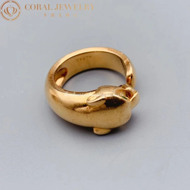 Cartier Panthère De B4085900 Cartier Ring Yellow Gold Tsavorite 8