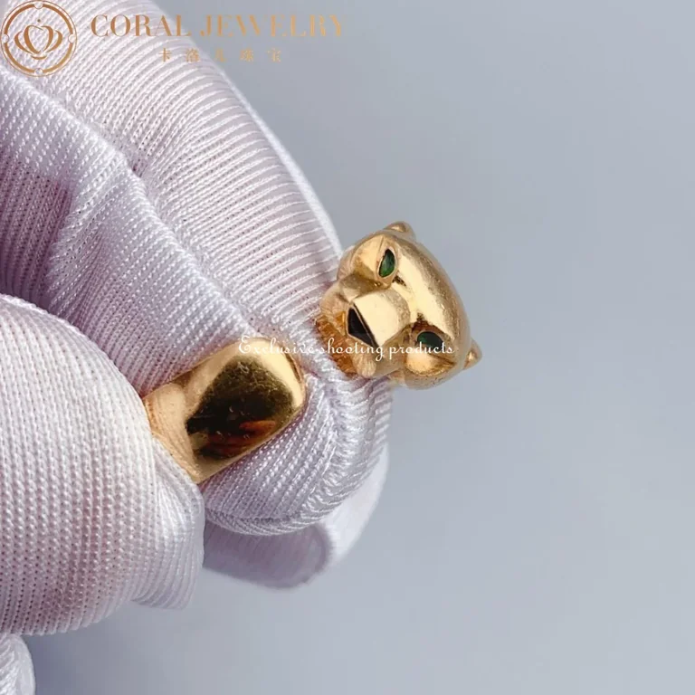 Cartier Panthère De B4085900 Cartier Ring Yellow Gold Tsavorite 6