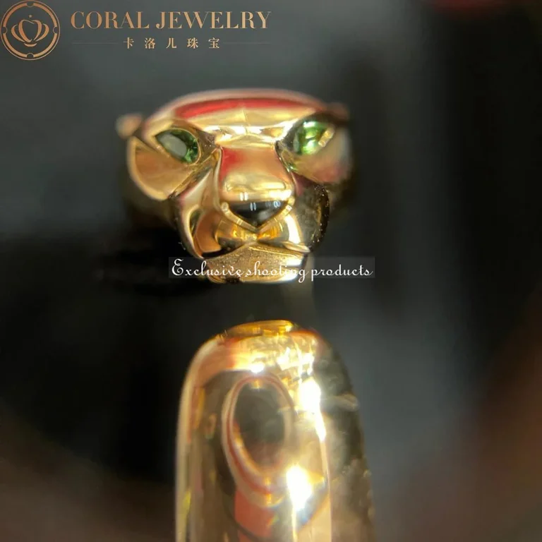 Cartier Panthère De B4085900 Cartier Ring Yellow Gold Tsavorite 2
