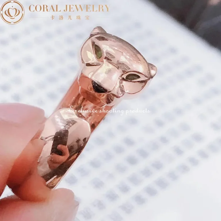 Cartier B4215900 Panthère De Cartier Ring Rose Gold Tsavorite 3