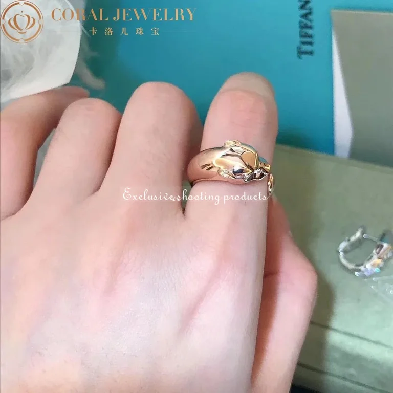Cartier B4215900 Panthère De Cartier Ring Rose Gold Tsavorite 6
