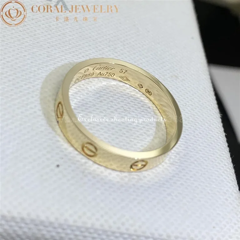 Cartier Love B4085000 Wedding Band Yellow Gold 5