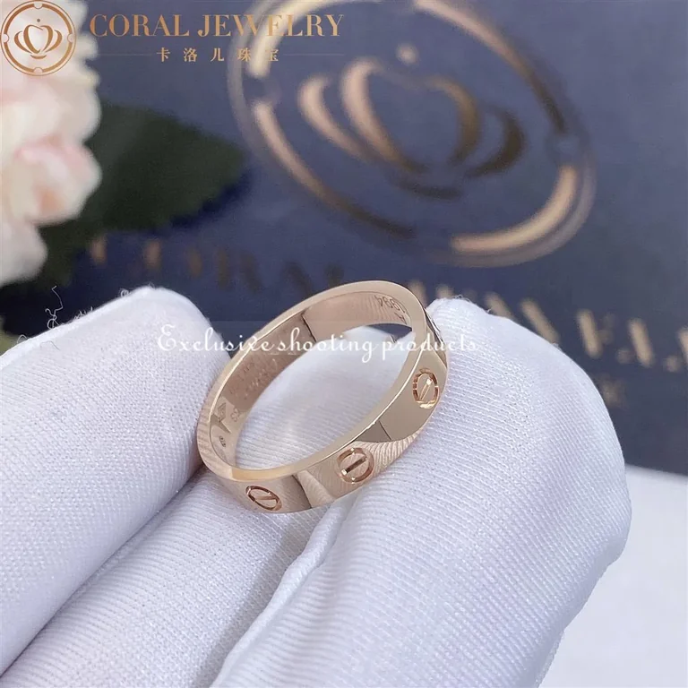 Cartier B4085200 Love Wedding Band Rose Gold 4
