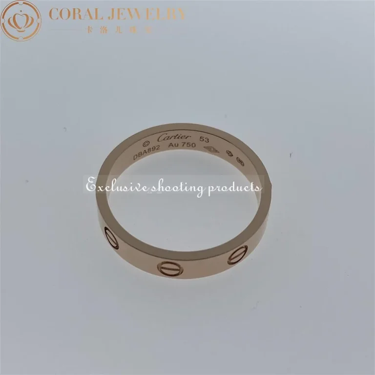 Cartier B4085200 Love Wedding Band Rose Gold 2