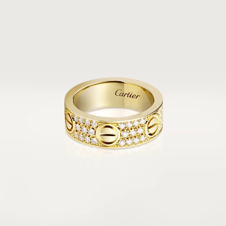 Cartier Love Ring B4087600-YG Diamond-paved Yellow Gold 1
