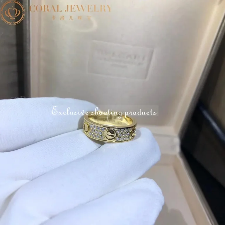 Cartier Love Ring B4087600-YG Diamond-paved Yellow Gold 2