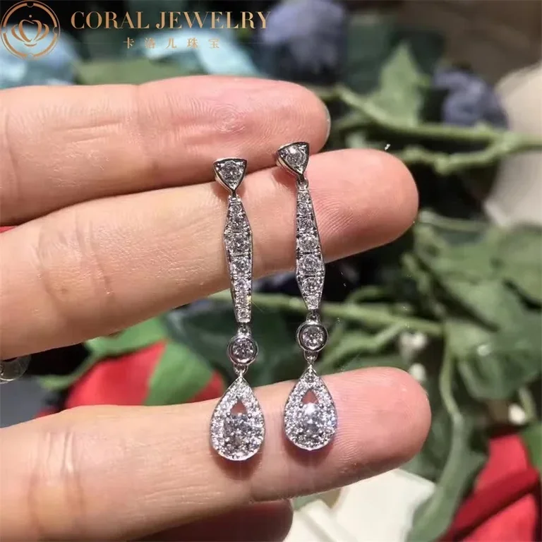 Chaumet 081786 Joséphine white-gold diamond earrings 8