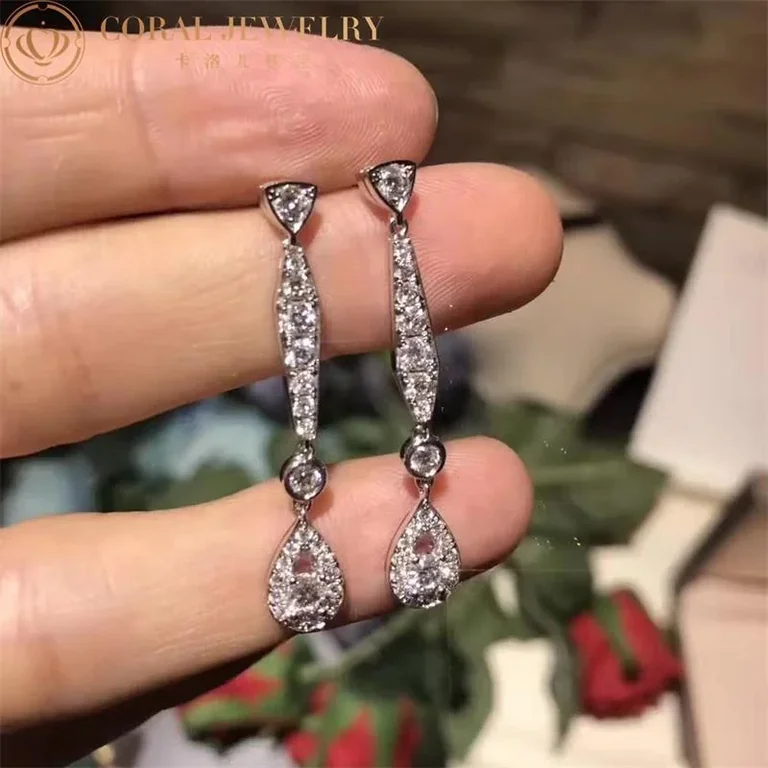 Chaumet 081786 Joséphine white-gold diamond earrings 7