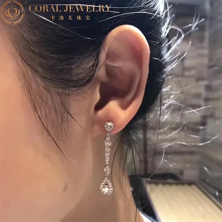 Chaumet 081786 Joséphine white-gold diamond earrings 6