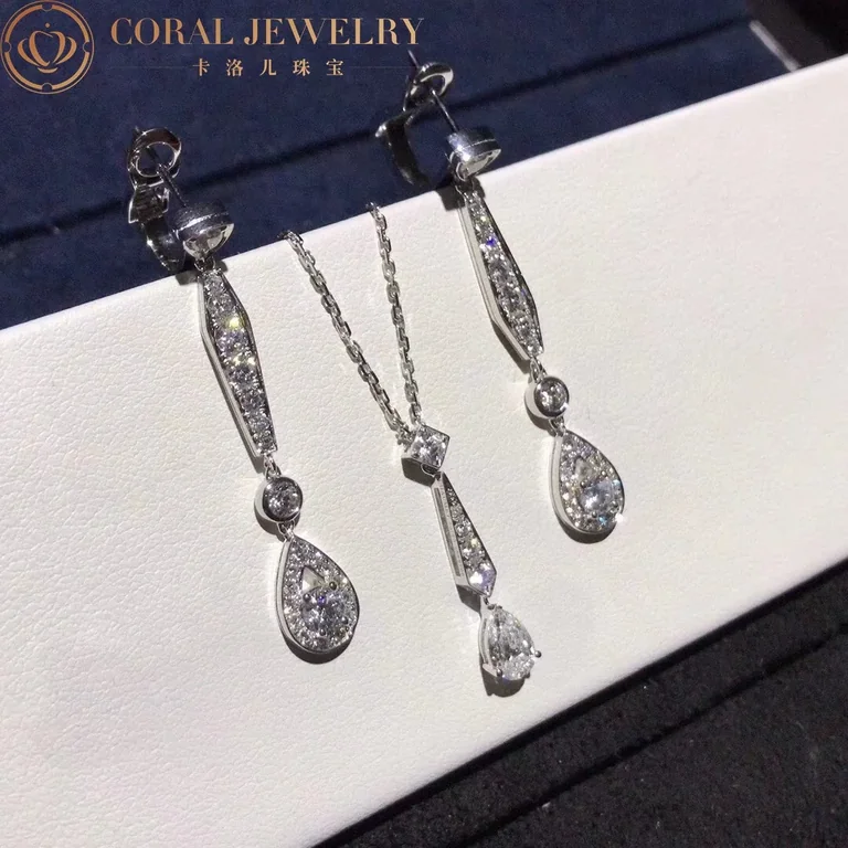 Chaumet 081786 Joséphine white-gold diamond earrings 3