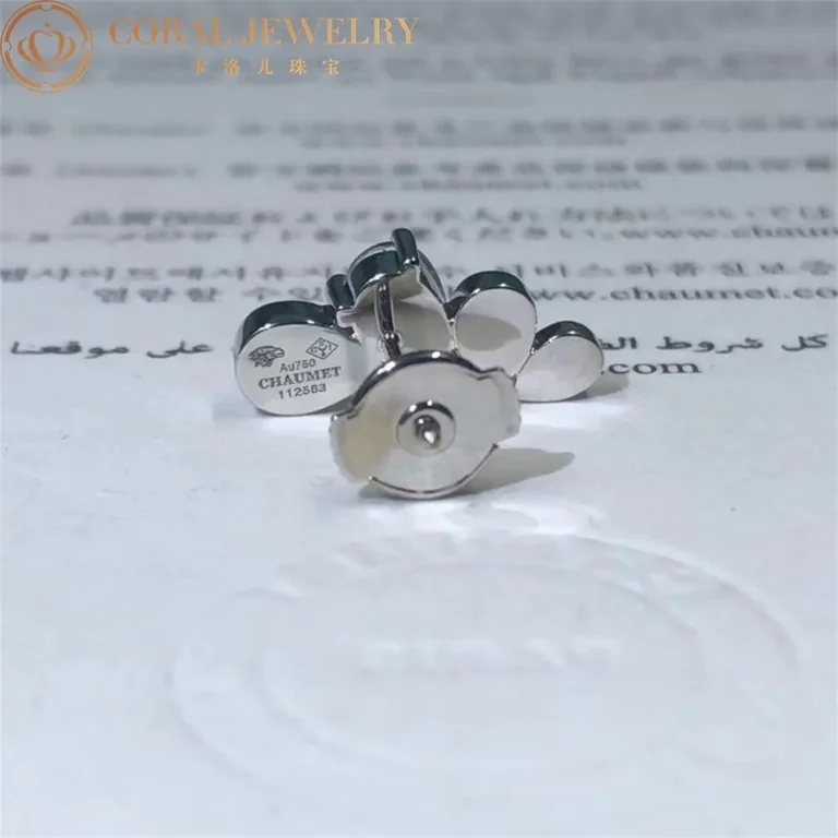 Chaumet Jos�phine 084377 Ronde D?aigrettes Earrings White Gold Aquamarines Diamonds 7
