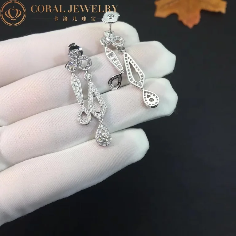 Chaumet Jos�phine 081787 Boucles D?oreilles Earrings White Gold Diamonds 5