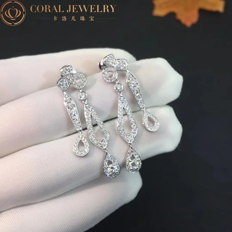 Chaumet Jos�phine 081787 Boucles D?oreilles Earrings White Gold Diamonds 4