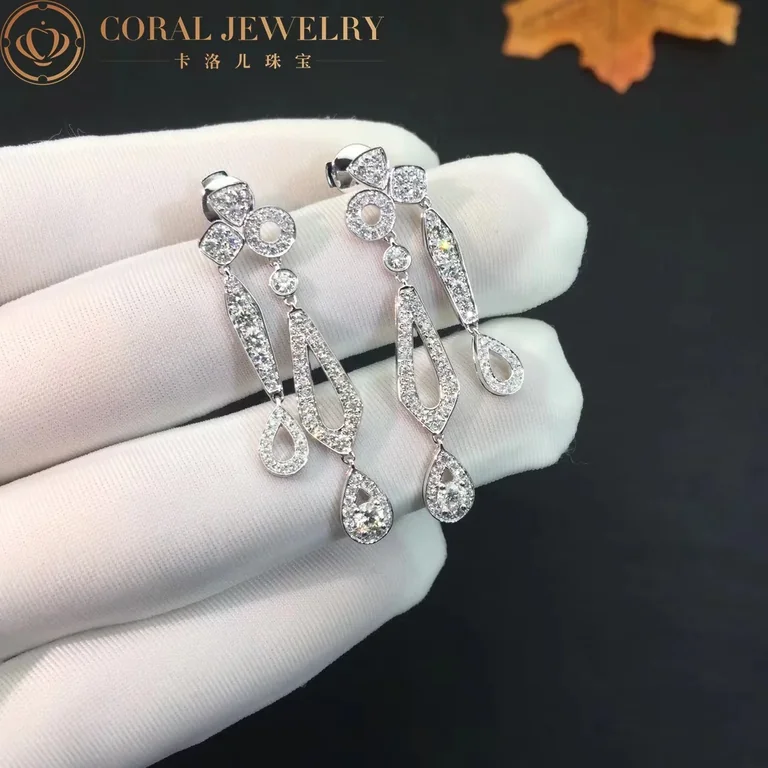Chaumet Jos�phine 081787 Boucles D?oreilles Earrings White Gold Diamonds 2