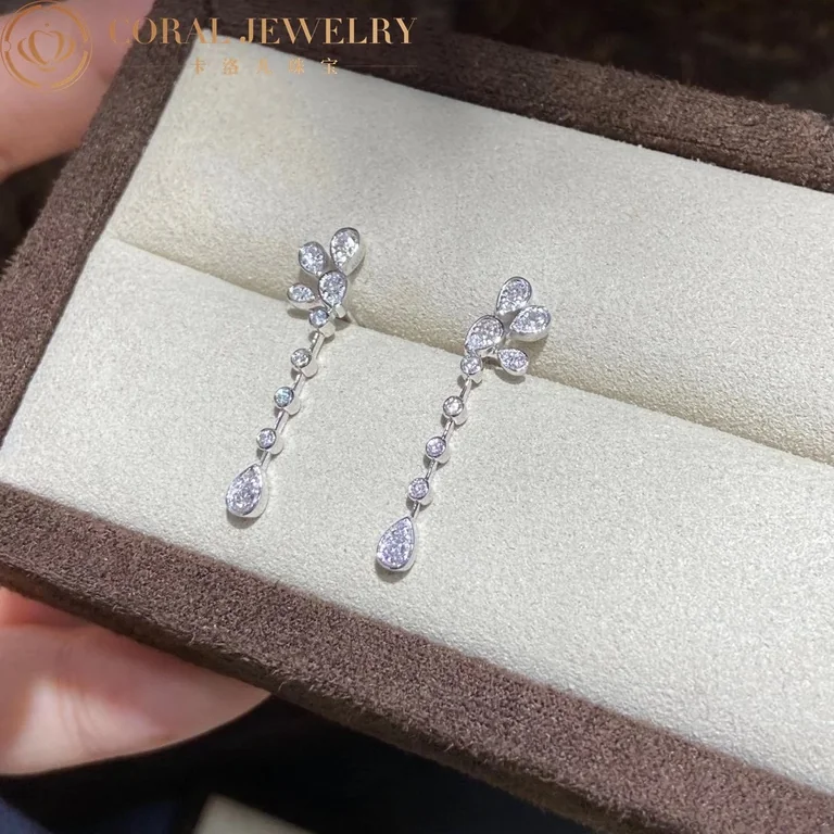 Chaumet Joséphine Aigrette Impériale 083353 Earrings White Gold Diamonds 5