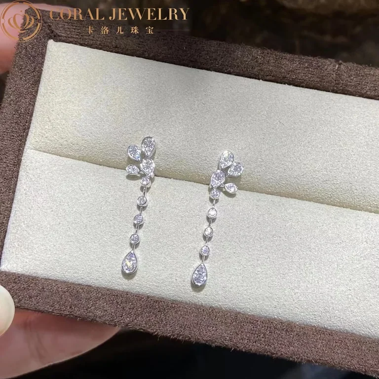 Chaumet Joséphine Aigrette Impériale 083353 Earrings White Gold Diamonds 4