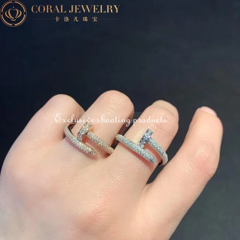 Cartier Juste un Clou Ring N4748600 Rose Gold Diamonds 6