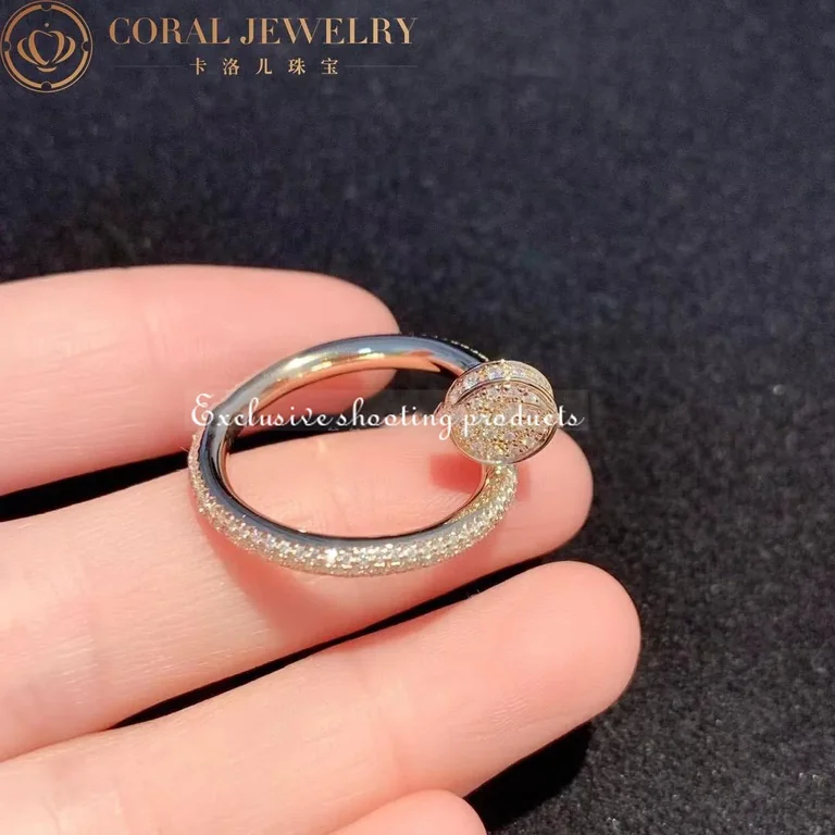 Cartier Juste un Clou Ring N4748600 Rose Gold Diamonds 4